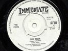The Poets - Call Again/Some Things I Can't Forget, Immediate Stock Mod/Psych