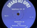 JUNE CARTER ERNEST TUBB CHARLIE LOUVIN GRAND OLE OPRY RARE RADIO SHOW RECORD