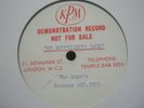 RECORD 7” Demonstration Record THE ANGELS MY BOYFRIEND'S BACK 1205