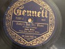 BLUES 78 Josie Miles BABY'S GOT THE BLUES/KANSAS CITY MAN BLUES Gennett 5261 (V)
