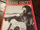 SING OUT mag RARE Oct/Nov 1962 BOB DYLAN w Blowin' In The Wind music/lyrics VG+