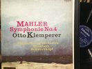 MAHLER SYMPHONY N°4 KLEMPERER COLUMBIA ED1 STEREO SAXF 259 France NM