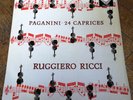 Paganini: 24 Caprices - Ruggiero Ricci - Decca SXL 2194 ED1 BB Spain