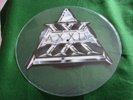 AXXIS - LIVING IN A WORLD - RARE UNCUT PICTURE DISC TEST PRESSING -