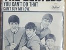 Beatles ORIGINAL cant buy me love sleeve 45rpm with 5150 capital record