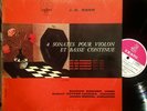 BACH VIOLIN SONATAS REINHOLD BARCHET VEYRON LACROIX ED1 ERATO STE 50089 NM