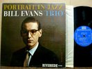 BILL EVANS TRIO Portrait In Jazz ORIGINAL 1960 RIVERSIDE Mono LP Deep Groove