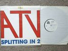 Alternative TV Splitting in Two LP White Label Test Press Proof Slve ATV Punk 77