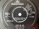 BEATLES Love Me Do orig black label 1965 pressing Parlophone