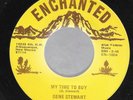 GENE STEWART (3-45s) IT'S NOT MUCH, MY TIME TO BUY, RUB IT IN unplayed NearMint