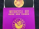 The Motorcycle Boy - Here She Comes 3 Track 12'' Vinyl Single NPS T002 1990 MINT