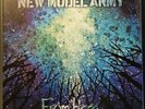 New Model Army From Here Ltd Blue/Black Splatter (Signed) Double Vinyl LP 