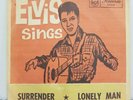 Vintage 7” Vinyl Record Elvis Presley Elvis Sings “Surrender” & “Lonely Man”