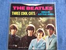 BEATLES. THREE COOL CATS / HELLO LITTLE GIRL.  BLUE VINYL. DECCAGONE LABEL