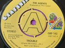 Northern Soul 45 The Agents-Trouble- UK Grapevine DEMO COPY