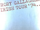 Rory Gallagher - Irish Tour '74 GER 2LP (VG+/VG) .