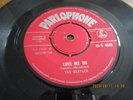 THE BEATLES..LOVE ME DO.. RARE UK 1ST  ISSUE RED PARLOPHONE LABEL No.45-R 4949