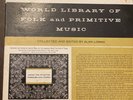 WORLD LIBRARY OF FOLK & PRIMITIVE MUSIC   JAPAN   ALAN LOMAX LP