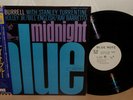 KENNY BURRELL MIDNIGHT BLUE ORIG 1976 JAPAN WHITE PROMO BLUE NOTE LNJ-80096 OBI