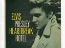 ELVIS PRESLEY Heartbreak Hotel on RCA EPA-821 Rare Orange Label EP 45 With Cover