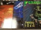 4 LP Angel Witch, Forbidden Twisted, Metallica Justice, Ride the Lightning