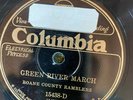 Columbia 15438 Roane County Ramblers GREEN RIVER MARCH 1928  78rpm Country E+