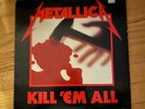 Metallica, Kill Em All, 12” Vinyl. 1983, Megaforce/Banzai Records