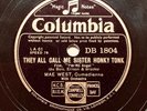 FILM LEGEND MAE WEST - ’THEY CALL ME SISTER HONKY TONK’ 1933 COLUMBIA 78 E+