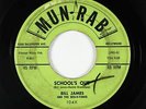 Rockabilly 45 - Bill James & The Hex-O-Tones - School's Out - Mun Rab - mp3