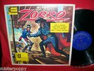 Walt Disney ZORRO OST LP + Book 1968 Italy NUOVO MINT In Italiano