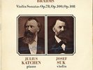 JULIUS KATCHEN / JOSEF SUK, BRAHMS 