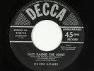 R&B Jump Blues 45 - Helen Humes - They Raided The Joint - Decca - mp3
