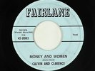 R&B Rocker 45 - Calvin & Clarence - Money And Women - Fairlane - mp3 - rare
