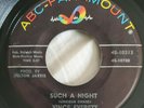 VINCE EVERETT  Such A Night / Don't Go  1962 ABC Paramount 45-10313