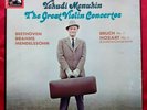 MENUHIN The Great Violin Concertos Brahms Beethoven Mendelssohn Mozart  EMI NM/M