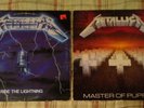 Metallica Ride The Lightning & Master Of Puppets 2 vinyls, Elektra 1984, 1986