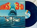 JAWS 3-D VINYL 1982 LP SOUNDTRACK OST ALAN PARKER WILLIAMS RARE OOP NM-