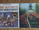 DAVE BRUBECK LPs Time Out COLUMBIA 8192 & Blue Roots CS 9749 - NM