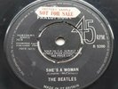 The Beatles I Feel Fine UK Factory Sample She's A Woman R5200 Parlophone 1964