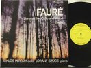 Hungaroton, Miklos Perenyi, Faure cello sonatas, L. Szucs, piano SLPX 11658