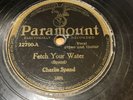 BLUES 78 Charlie Spand FETCH YOUR WATER/SOON THIS MORNING BLUES Paramount 12790