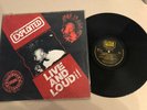 The EXPLOITED wattie Live Loud LP vinyl Record Bootleg 1987 Punk England