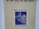 Cole Porter In The Still Of The Night Signed SheetMusic DON'T PAY UNTIL INVOICED