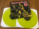 Iron Maiden Chicago Mutants Rule Yellow Vinyl 2 LP rare 2LP 1983