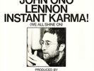 JOHN LENNON / PLASTIC ONO BAND APPLE NM 45 & SLEEVE INSTANT KARMA + 1    Beatles