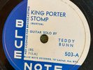 Blue Note 503 TEDDY BUNN King Porter Stomp GUITAR SOLOS  jazz 78 rpm E+