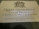 QUEEN - DAVID BOWIE - UNDER PRESSURE - CLUB 2000 MIX + RAH MIX - QUEEWL28