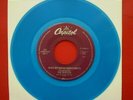 Beatles  RARE * WHILE MY GUITAR GENTLY WEEPS  * MINT-  BLUE VINYL JUKE BOX 45