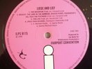 Fairport Convention LP Liege and Lief UK Pink Island 1st Press A1 B1