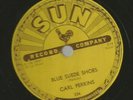 ROCKABILLY 78 - CARL PERKINS - BLUE SUEDE SHOES  -HEAR 1955 SUN 234
